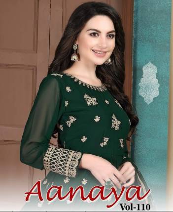 Aanaya Vol 110 By Twisha Designer Partywear Anarkali Salwar Suits